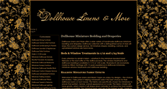 Desktop Screenshot of dollhouse-bedding-drapes.com